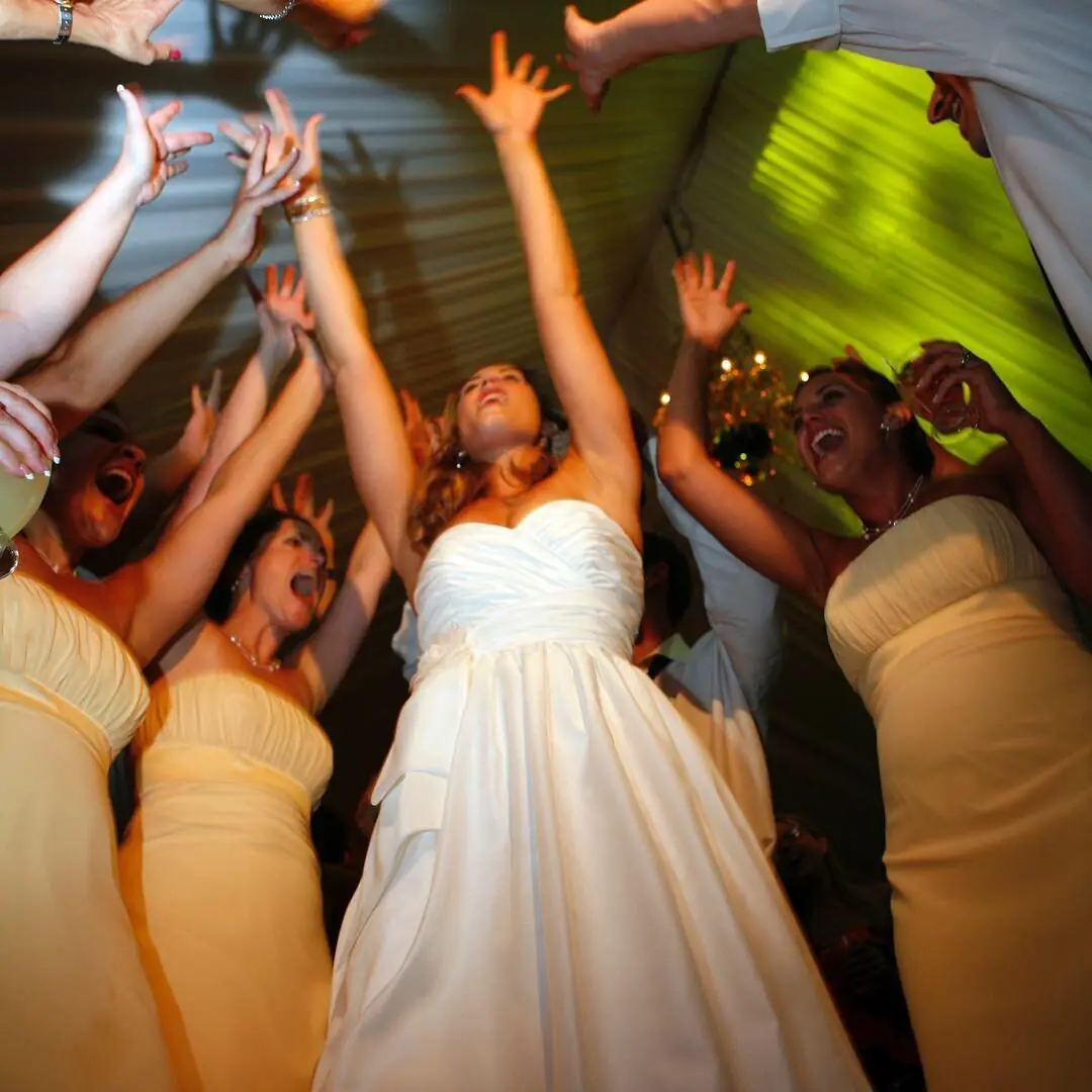 Wedding celebration photographed for Fingerlakes Entertainment