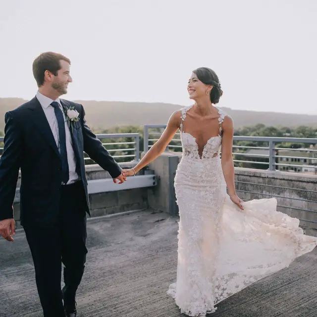 Wedding ceremony followed by a reception with Fingerlakes Entertainment