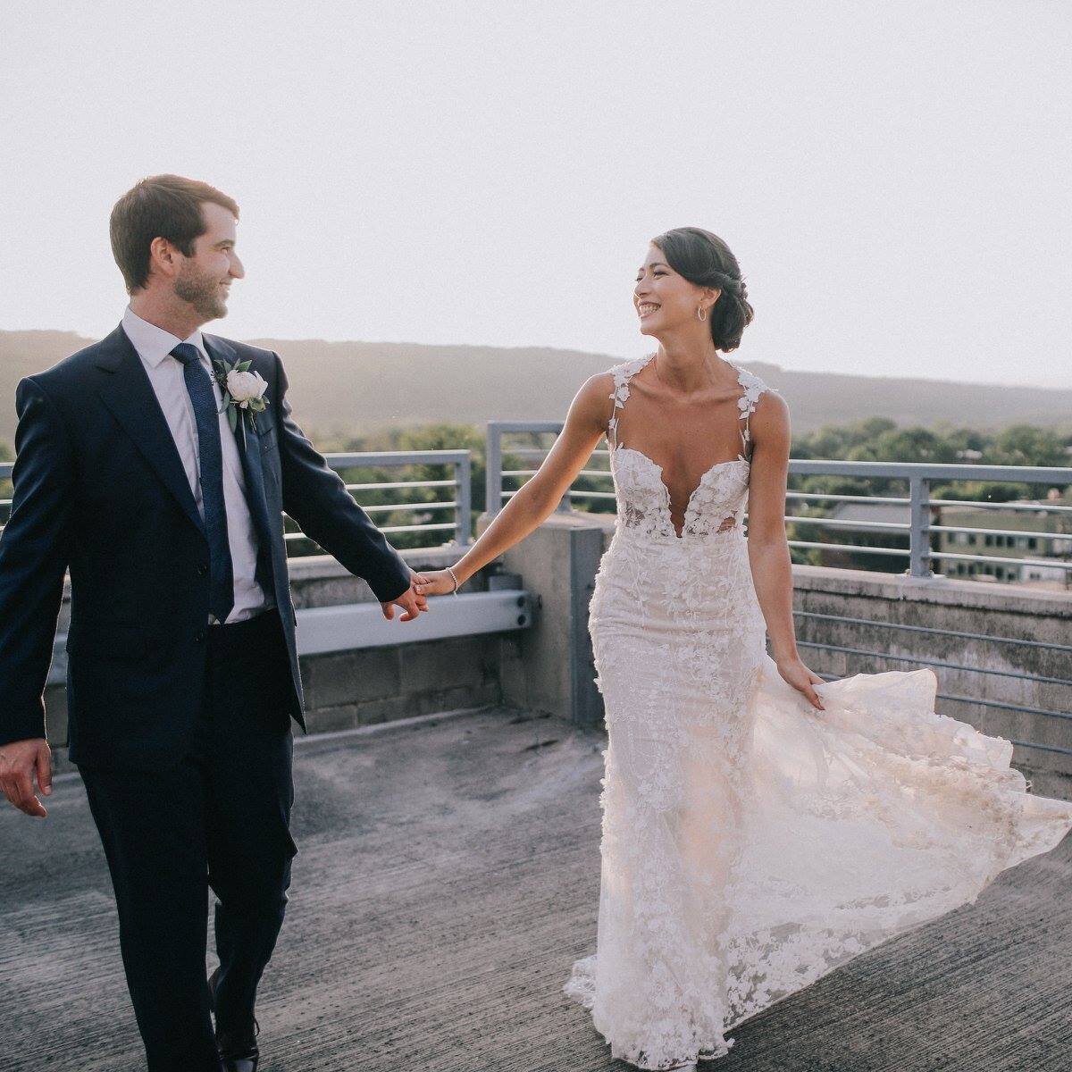 Wedding ceremony followed by a reception with Fingerlakes Entertainment