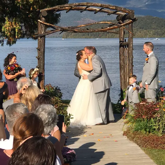 Wedding ceremony and reception filmed by Fingerlakes Entertainment